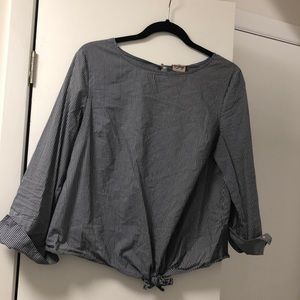 2 / $15!! Cute Striped Tie-Up Shirt!